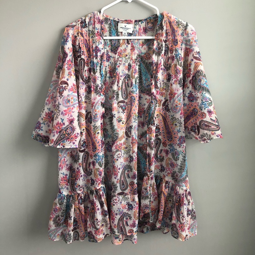 American Eagle Paisley Boho Komono Size XS